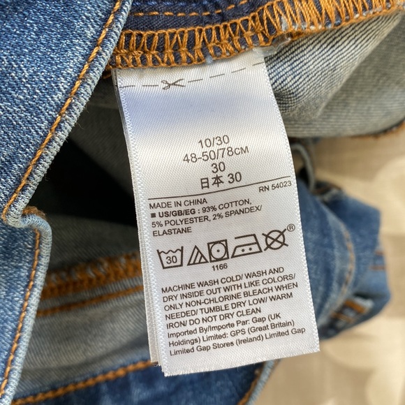 Medium blue GAP True Skinny high rise jeans - Picture 5 of 6